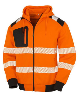 Result R503X - Eco-Friendly Recycled Safety Zipped Hoodie