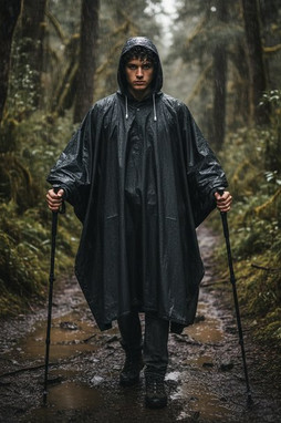 Splashmac SC010 - Ultimate PVC Rain Poncho with Groundsheet Feature