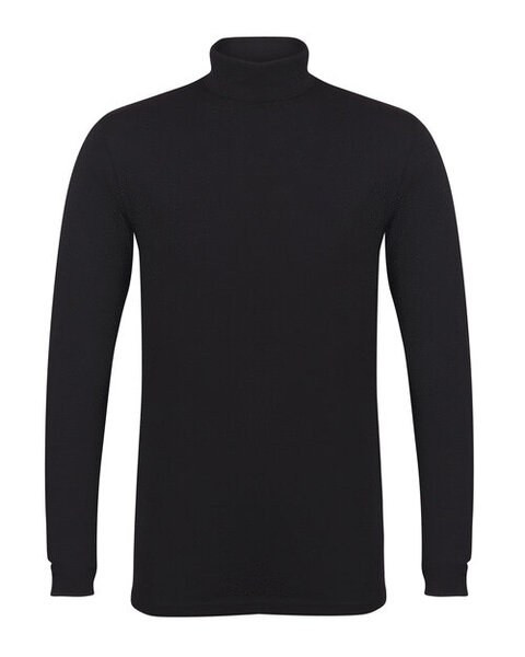 Skinni Fit SF125 - Men's Premium Cotton Roll Neck Longline Top