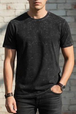 Skinni Fit SF203 - Vintage Unisex Washed Band T-Shirt with Unique Dye