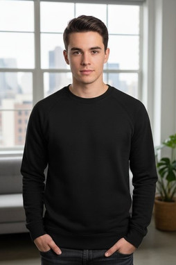 Skinni Fit SF525 - Unisex Slim Fit Fleece Sweatshirt with Raglan Sleeves