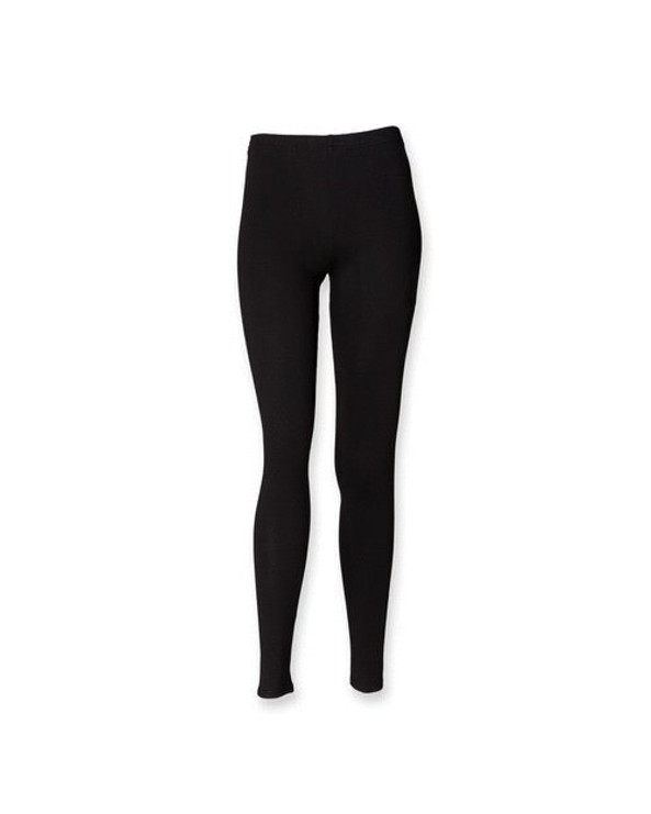 Skinni Fit SM064 - Comfort Fit Kids Cotton Leggings with Elastic Waist
