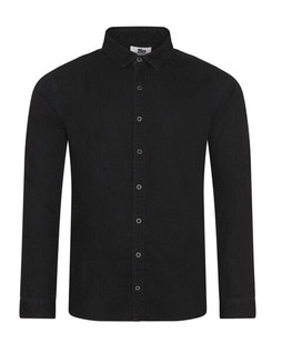 SO DENIM SD040 - Modern Fit Cotton Denim Shirt with Satin Weave