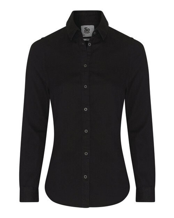 SO DENIM SD045 - Modern Fit Cotton Denim Shirt with Stylish Details