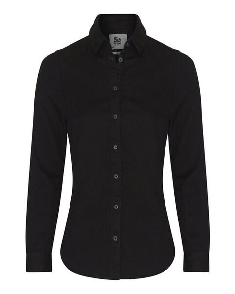 SO DENIM SD045 - Modern Fit Cotton Denim Shirt with Stylish Details
