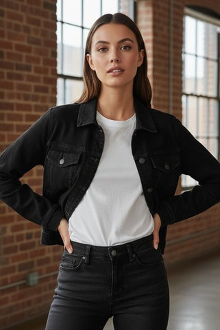 SO DENIM SD065 - OLIVIA Womens Stretch Denim Jacket