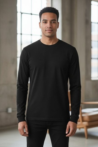 Fruit of the Loom 61-428-0 - Premium Cotton Long Sleeve T-Shirt for Men