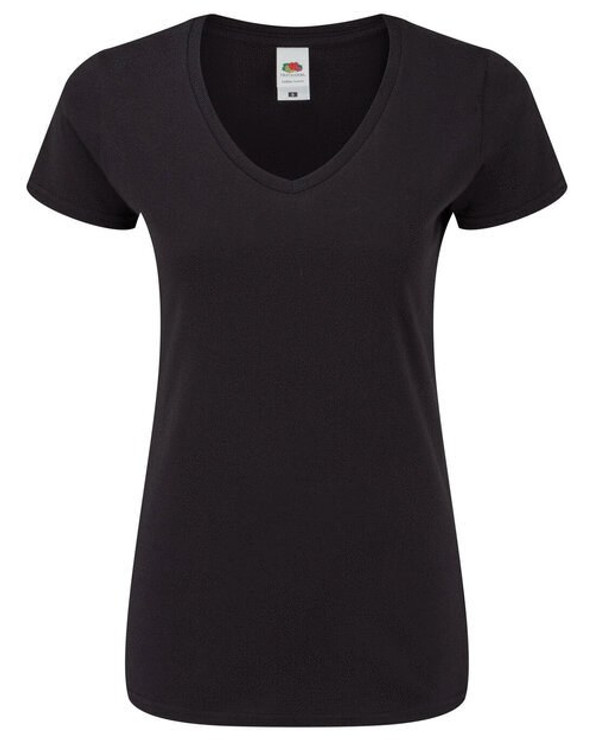 Fruit of the Loom 61-444-0 - Women's Soft Cotton V-Neck Tee with Feminine Fit