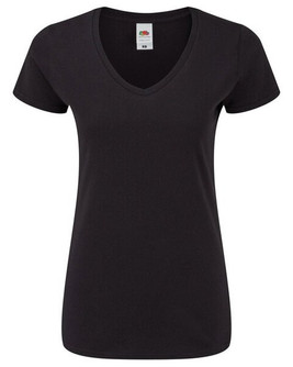 Fruit of the Loom 61-444-0 - Women's Soft Cotton V-Neck Tee with Feminine Fit