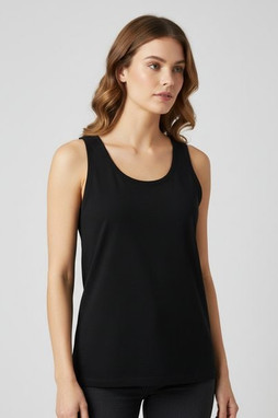 Skinni Fit SK123 - Womens Soft Stretch Cotton Slim Fit Vest