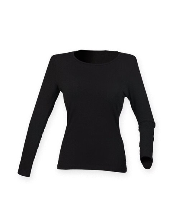 Skinni Fit SK124 - Women's Ultra Soft Long Sleeve Stretch Tee