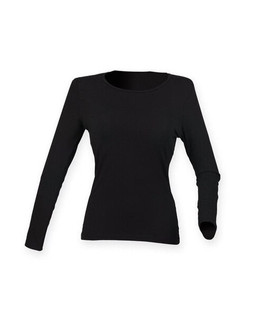 Skinni Fit SK124 - Womens Ultra Soft Long Sleeve Stretch Tee