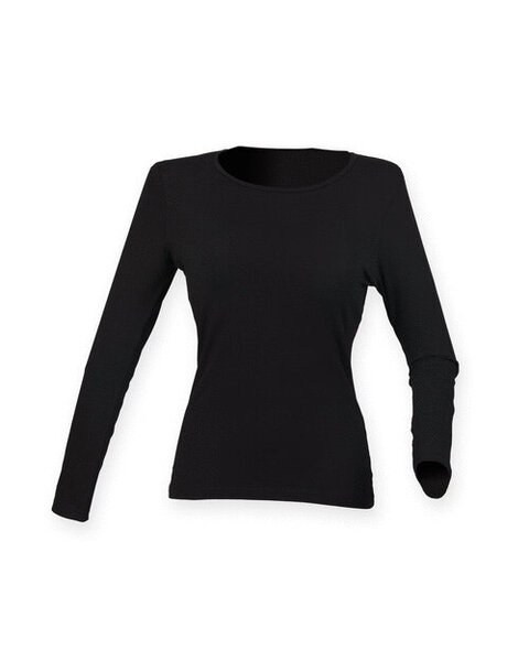 Skinni Fit SK124 - Women's Ultra Soft Long Sleeve Stretch Tee
