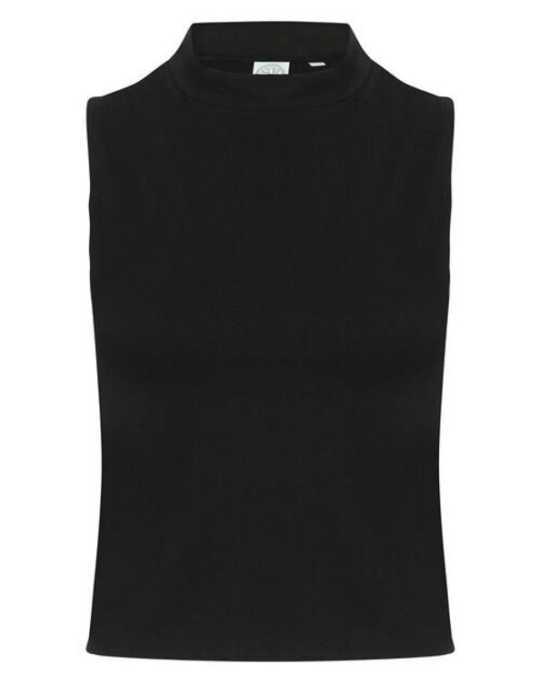 Skinni Fit SK170 - Women's High Neck Cropped Vest with Stretch Fabric