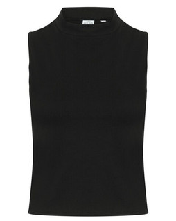 Skinni Fit SK170 - Womens High Neck Cropped Vest with Stretch Fabric