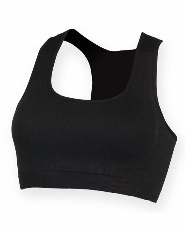 Skinni Fit SK235 - Women's High-Performance Racerback Crop Top