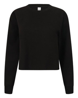 Skinni Fit SK515 - Womens Oversized Cropped Fleece Sweatshirt