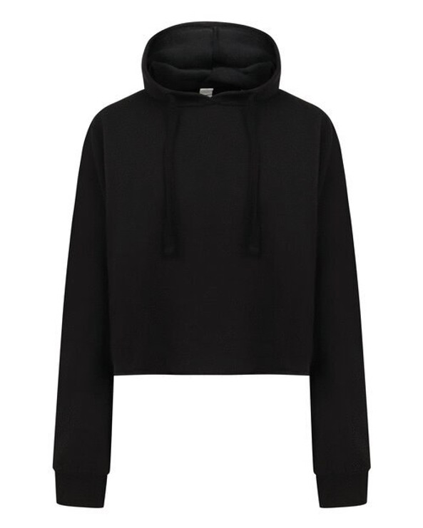 SKINNI FIT SK516 - LADIES CROPPED SLOUNGE HOODIE