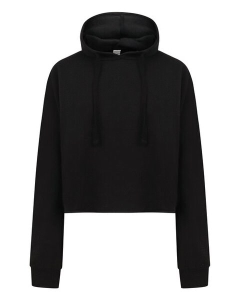 SKINNI FIT SK516 - LADIES CROPPED SLOUNGE HOODIE