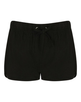 Skinni Fit SK069 - Women's Retro Cotton Shorts with Contrast Binding