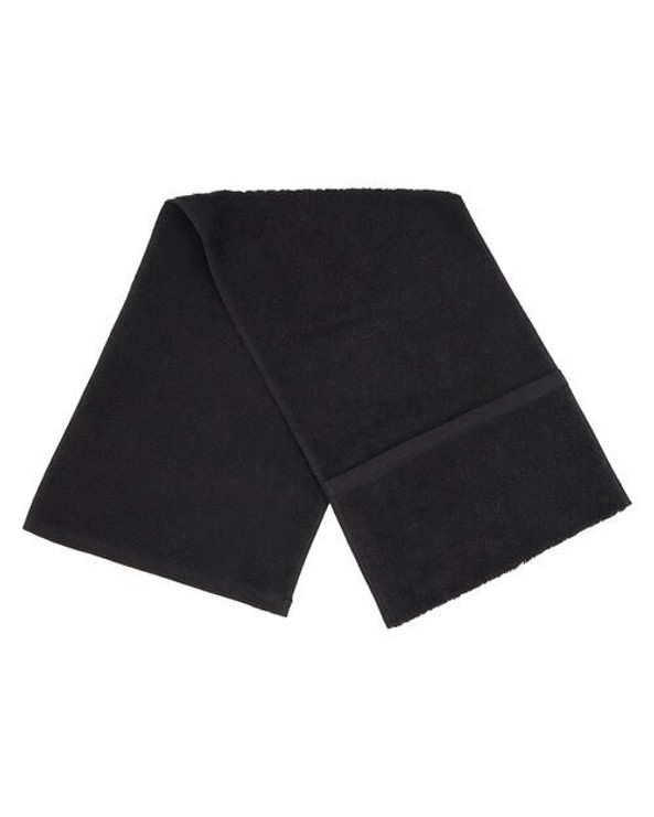 Towel city TC007 - Premium Cotton Gym Towel with Zipper Pocket