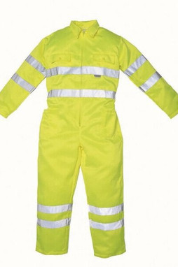 Yoko HV058 - High-Visibility Polycotton Safety Coveralls