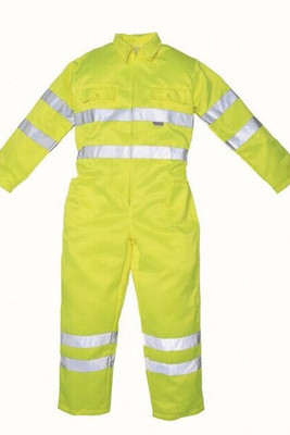 Yoko HV058 - High-Visibility Polycotton Safety Coveralls