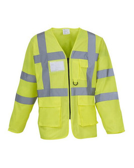 Yoko HVJ800 - High Visibility Executive Safety Waistcoat with Pockets