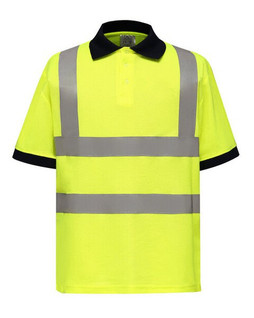 Yoko HVJ210 - High-Visibility Reflective Safety Polo Shirt