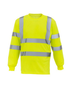 Yoko HVJ420 - High Visibility Long Sleeve Safety T-Shirt