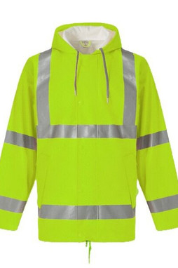 Yoko HVS450 - High-Visibility Waterproof Safety Jacket with Reflective Tapes