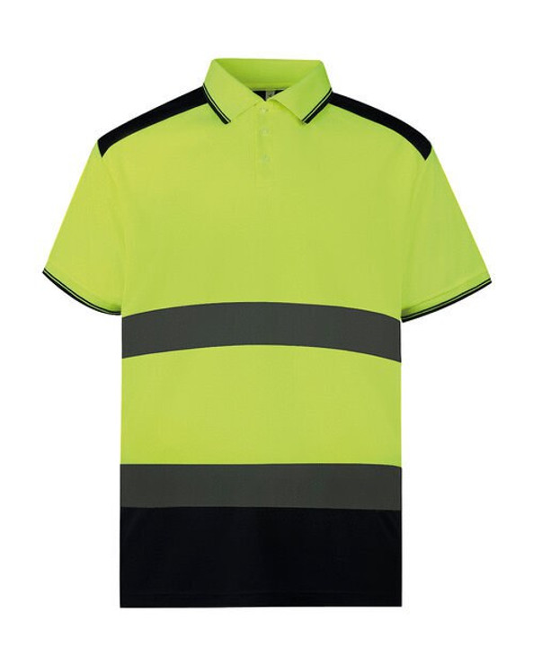 Yoko HVJ220 - High-Visibility Two-Tone Railway Safety Polo