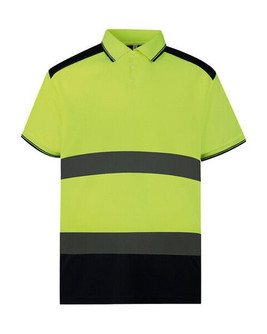 Yoko HVJ220 - High-Visibility Two-Tone Railway Safety Polo