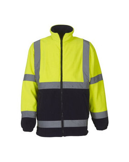 Yoko HVK08 - High-Visibility Heavyweight Safety Fleece Jacket