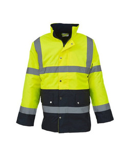 Yoko HVP302 - High Visibility Two Tone Waterproof Safety Jacket