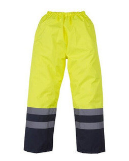 Yoko HVS463 - High-Visibility Waterproof Reflective Work Trousers