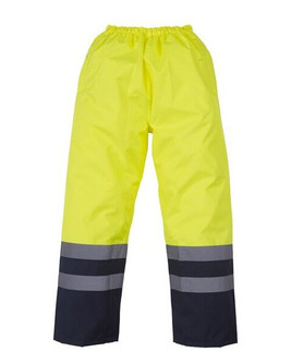 Yoko HVS463 - High-Visibility Waterproof Reflective Work Trousers