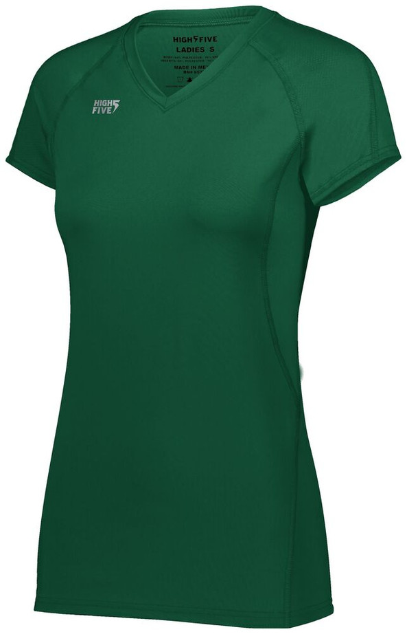 HighFive 342223 - Girls Tru Hit Short Sleeve Jersey
