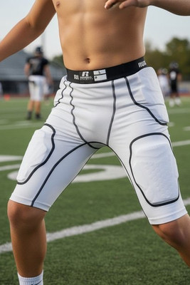 Russell RYIGR4 - Youth 5 Pocket Integrated Girdle