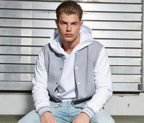 BUILD YOUR BRAND BYB004 - Veste Iconique Style Baseball Années 50