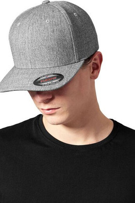 Flexfit 6277PS - Trendy Heather Gray Unisex 6-Panel Cap