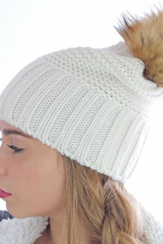 ATLANTIS AT135 - Bonnet pompon Monte Bianco