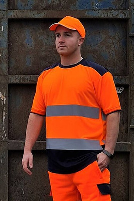 Yoko YK400 - High Visibility Two-Tone Reflective Safety T-Shirt