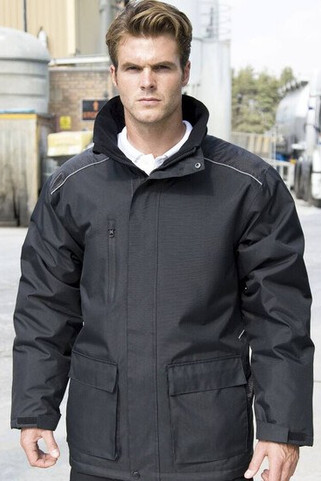 Result RS305 - Ultimate Weatherproof Quilted Parka with Reflective Trim