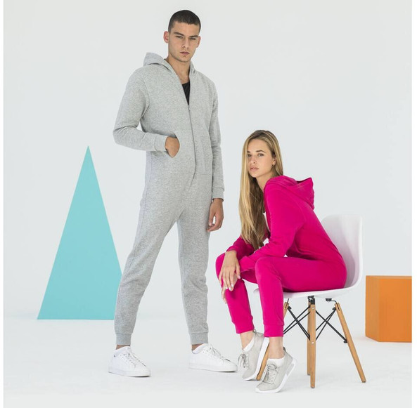 SF Men SF470 - Pijama Unissex com Capuz e Bolsos Canguru