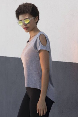 SF Women SK233 - Tee-shirt dos très long