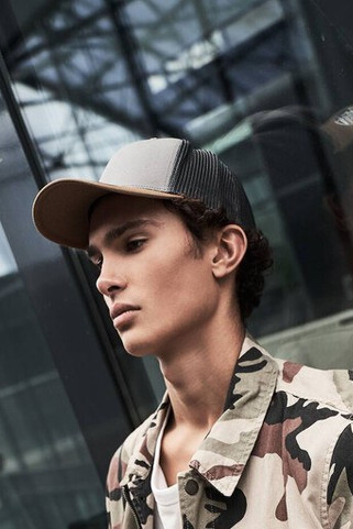 Flexfit FX110T - Eco-Friendly Flexfit Trucker Cap with Mesh Panels