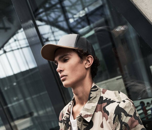 Flexfit FX110T - Eco-Friendly Flexfit Trucker Cap with Mesh Panels
