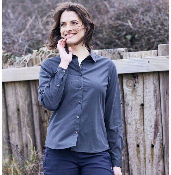 CRAGHOPPERS CES002 - Chemise manches longues en polyester recyclé femme