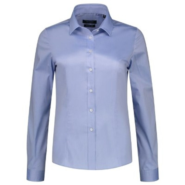 Tricorp T24 - Gestreept stretch overhemd dames